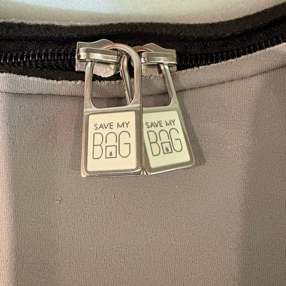 SAVE MY BAG Shoulder Bag - Sleek Taupe Neoprene - Picture 6 of 16